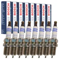 8x BOSCH FR7KPP33U+ 0242236544 Zündkerze LAND ROVER Range Rover Sport (L320) V8