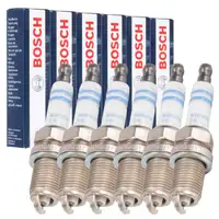 6x BOSCH 0242236571 FR7KI332S CNG LPG GAS Zündkerze für FORD MERCEDES OPEL VW