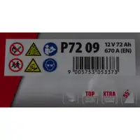 BANNER 57209 P7209 Power Bull Autobatterie Batterie 12V 72Ah 670A