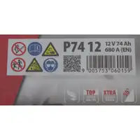 BANNER 57412 P7412 Power Bull Autobatterie Batterie 12V 74Ah 680A