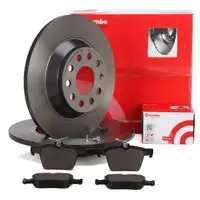 BREMBO Bremsscheiben + Beläge AUDI A3 8V TT FV VW Golf 7 Passat B8 hinten