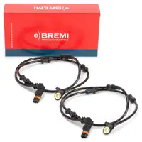 2x BREMI 50669 ABS Sensor Raddrehzahl MERCEDES M-Klasse W164 GL X164 vorne 1649058400