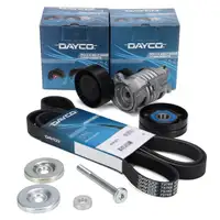 DAYCO Keilrippenriemen + Spanner + Rolle VW Polo 4 5 Ibiza 3 4 Fabia 1 2 Roomster 1.2