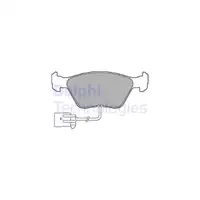 DELPHI LP1598 Bremsbeläge + Warnkontaktsensor FORD Mondeo 1 2 Scorpio 1 2 Sierra 2 vorne