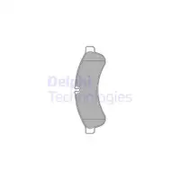 DELPHI LP2063 Bremsbeläge Bremsklötze Bremsbelagsatz IVECO Daily 4 5 6 hinten