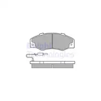 DELPHI LP489 Bremsbeläge Bremsklötze + Warnkontaktsensor RENAULT 21 (B48_) vorne