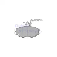 DELPHI LP695 Bremsbeläge Bremsklötze + Warnkontaktsensor CITROEN ZX (N2) vorne