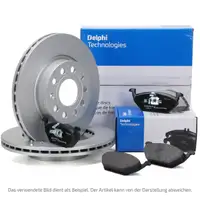 DELPHI Bremsscheiben + Beläge FORD Fiesta 7 MK7 1.0 EcoBoost 1.1 Ti-VCT 1.5 TDCi vorne