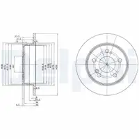 DELPHI Bremsscheiben + Bremsbeläge + Sensor MERCEDES 190 W201 W124 mit ASR hinten