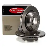 DELPHI Bremsscheiben Satz VW Multivan Transporter T5 Touareg 7L 7P hinten