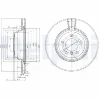 DELPHI Bremsscheiben + Bremsbeläge + Sensor BMW E90 E91 E92 E93 X1 E84 bis 03.2010 vorne