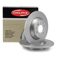 DELPHI Bremsscheiben für AUDI A3 Q3 SEAT SKODA SUPERB 3 VW GOLF 7 PASSAT hinten