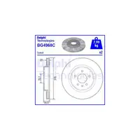 DELPHI Bremsscheiben + Bremsbeläge OPEL Insignia B mit 315mm Scheiben hinten