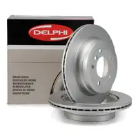 DELPHI Bremsscheiben Satz für BMW E81 E87 130i 123d E90-93 X1 E84 X3 F25 hinten