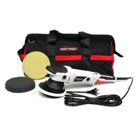 Dino KRAFTPAKET 640213 Exzenter Poliermaschine Set 21mm Hub inkl. Pads + Tasche