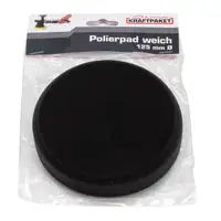 Dino KRAFTPAKET 640313 Polierpad weich 125mm für Polierteller mit Klett