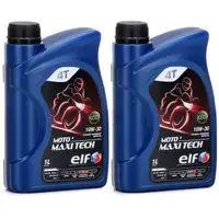 2L 2 Liter ELF Motoröl ÖL 4T 4-TAKT MOTO 4 MAXITECH 10W30 JASO MA API SJ