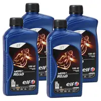 4L 4 Liter ELF Motoröl ÖL 4T 4-TAKT MOTO 4 ROAD 10W-40 10W40 JASO MA2 API SN