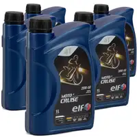 5L 5 Liter ELF Motoröl ÖL 4T 4-TAKT MOTO CRUISE 20W-50 20W50 API SH JASO MA2