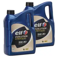 10L 10 Liter elf Evolution R-TECH ELITE 5W-30 5W30 Motoröl Öl C3 Renault RN17