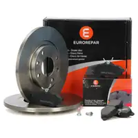 EUROREPAR Bremsscheiben + Bremsbeläge CITROEN C2 (JM_) / Enterprise (JG_) C3 I vorne