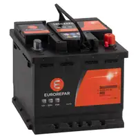 EUROREPAR Batterie Autobatterie Starterbatterie 12V 52Ah 470A/EN 1609232280