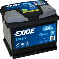 EXIDE EB442 EXCELL Autobatterie Batterie Starterbatterie 12V 44Ah EN420A