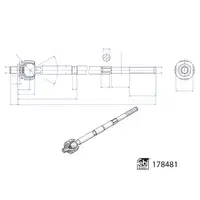 FEBI 178481 Spurstange Axialgelenk Gelenkstange FORD Ecosport Vorderachse 2180383