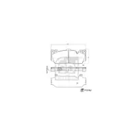 FEBI Bremsbeläge Bremsbelagsatz BMW M2 F22 F87 M5 F10 M6 F12 F13 F06 vorne 34112284369