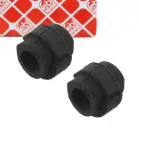 2x FEBI 31343 Stabilisatorlager AUDI A4 B9 A5 F5 A6 C7 A7 4G A8 D4 Vorderachse 8K0411327B