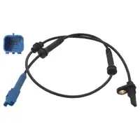 FEBI 46263 ABS Sensor Raddrehzahl CITROEN C2 C3 PEUGEOT 1007 hinten 4545.98