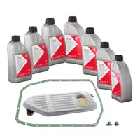 FEBI 179355 Getriebefilter Satz 5-Gang 5HP19 + 7L Getriebeöl BMW 3er E46 E39 E38 Z4 E89