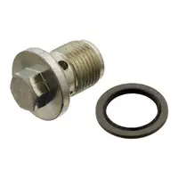 FEBI 48882 Ölablassschraube + Dichtring ALFA ROMEO CHRYLER FIAT JEEP LANCIA OPEL SAAB