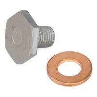 FEBI 38218 Ölablassschraube + Dichtring M10x1,25mm für CITROEN FORD OPEL PEUGEOT