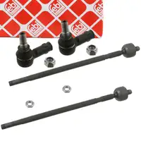 2x FEBI PROKIT Spurstange + Spurstangenkopf MERCEDES Sprinter B901-904 VW LT II vorne