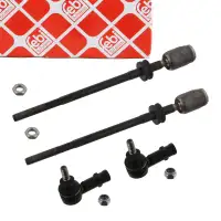 2x FEBI PROKIT Spurstange + Spurstangenkopf VW Golf 1 Jetta 1 Caddy 1 Scirocco vorne