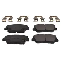 FEBI Bremsen Set Bremsscheiben + Bremsbeläge HYUNDAI Santa Fe 2 3 KIA Sorento 2 hinten