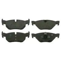 FEBI Bremsscheiben + Beläge + Sensor BMW E81 E87 130i 123d 3er E90-93 bis 02.2010 hinten