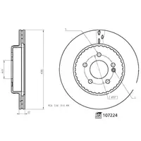 FEBI 107224 Bremsscheiben Satz MERCEDES-BENZ W205 C257 W213 X/C253 hinten 0004231812