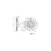 FEBI 107510 Bremsscheiben Satz MERCEDES W177 V177 W247 C/X118 H247 X247 vorne 2474210812