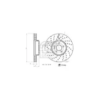 FEBI 175162 Bremsscheiben Satz MERCEDES W205 S205 C257 W213 S213 C/A238 vorne 0004212212