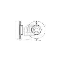 FEBI 175180 Bremsscheiben Satz MERCEDES-BENZ W205 W213 C/A238 X/C253 vorne 0004212712