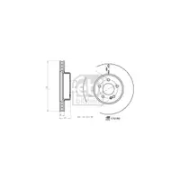 FEBI 175190 Bremsscheiben Satz MERCEDES W205 S205 C/A205 W213 S213 C/A238 vorne 0004212512