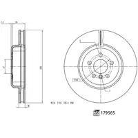 FEBI 179565 Bremsscheiben Satz BMW G20 G21 G23 G32 G11 G12 X3 X4 X5 vorne 34108853555