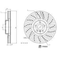 FEBI Bremsscheiben Satz BMW 5er G30 G31 6er G32 7er G11 G12 8er G14-16 X6 G06 vorne