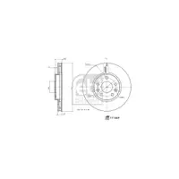 FEBI 171469 Bremsscheiben Satz RENAULT Megane 4 Talisman vorne 402062000R