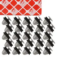 25x FEBI 100538 Clip Befestigungsclips CITROEN DACIA DS FIAT NISSAN OPEL PEUGEOT RENAULT