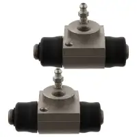 2x FEBI 12617 Radbremszylinder Ø19,00 OPEL Astra F G Corsa B C Vectra A B hinten