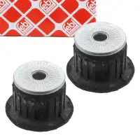 2x FEBI 01927 Lagerung Vorderachslager Tonnenlager AUDI 100 C2 C3 1.6 1.8 vorne 443399419