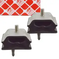 2x FEBI 10307 Lagerung Hinterachslager Buchse CITROEN Xsara ZX PEUGEOT 306 hinten 5131.71